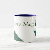 Groene kikker tweekleurige koffiemok (Center)