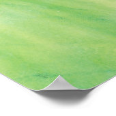 Groene kikker vangt zonneschermen poster (Hoek)