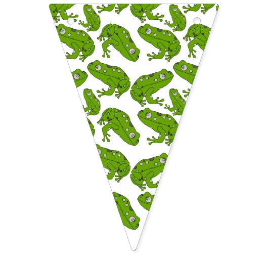 Groene kikker vlaggetjes (Tweede vlag)