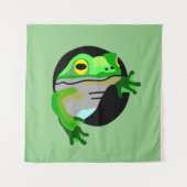 Groene kikker wandkleed (Voorkant)