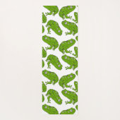 Groene kikker yogamat (Achterkant)