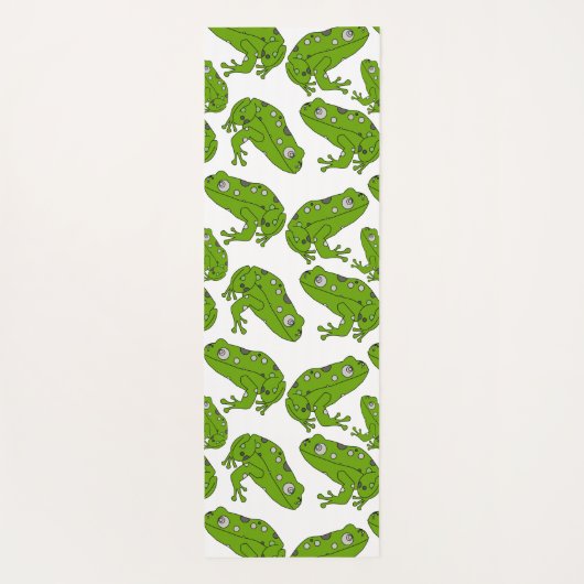 Groene kikker yogamat (Achterkant)