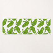 Groene kikker yogamat (Voorkant (horizontaal))