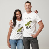 Groene Kikkerliefhebbers Grappig T-shirt (Unisex)