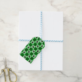 Groene Kikkerpoten Grilleg Dieren Sporen Cadeaulabel