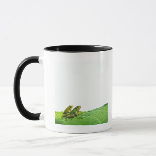 Groene kikkers met verlof mok (Links)
