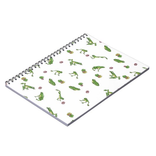 Groene kikkers notitieboek (Linkerzijde)