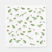 Groene kikkers servet (Voorkant)