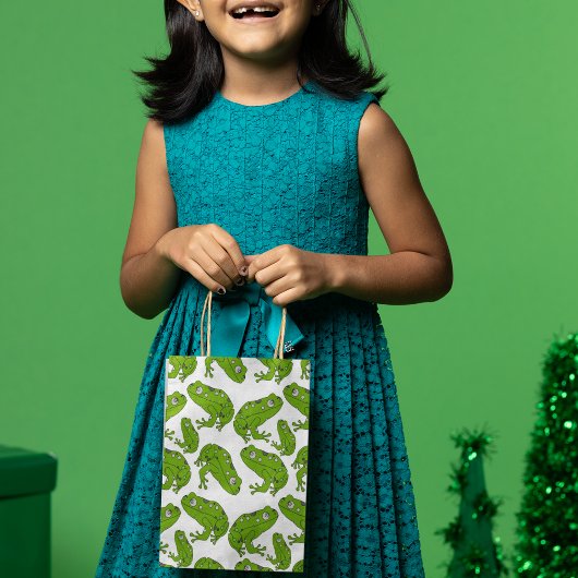 Groene kikkervis-Cartoon Medium Cadeauzakje