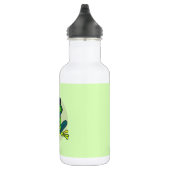 Groene kikkervis-Cartoon Waterfles (Rechts)