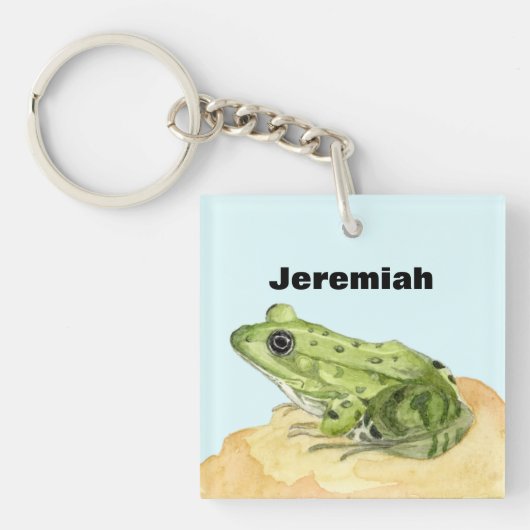 Groene kikkervis-Sleutelhanger Sleutelhanger (Voorkant)