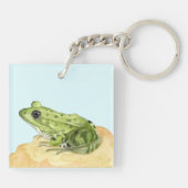 Groene kikkervis-Sleutelhanger Sleutelhanger (Achterkant)
