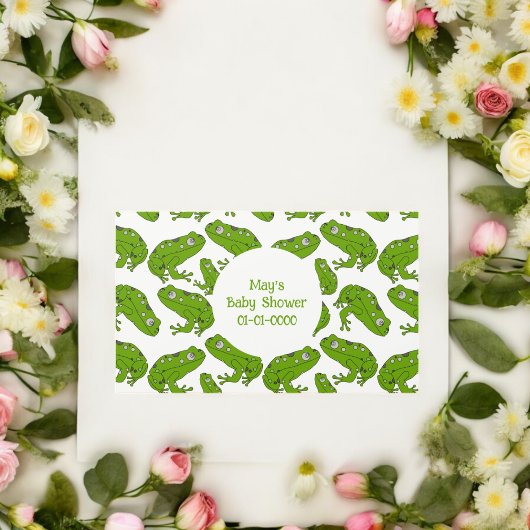 Groene kikkervis-Sticker Rechthoekige Sticker