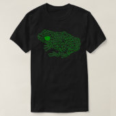 Groene kikkervis t-shirt (Design voorkant)