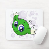 Groene Kiko die door het Kiko Lake wil Muismat (Met muis)