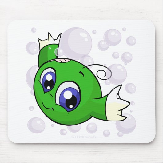 Groene Kiko die door het Kiko Lake wil Muismat (Voorkant)