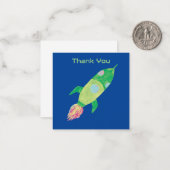 Groene kinderlijke ruimteschakelaar, speciaal aang notitiekaartje (Voorkant / Achterkant in situ)