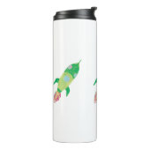 Groene Kinderruimteraketten  Thermosbeker (Gedraaid links)