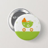 Groene kinderwagen Button (Voorkant /achterkant)