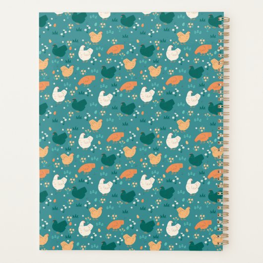 Groene Kip Boerderij Planner (Achterkant)