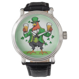 Groene kip horloge