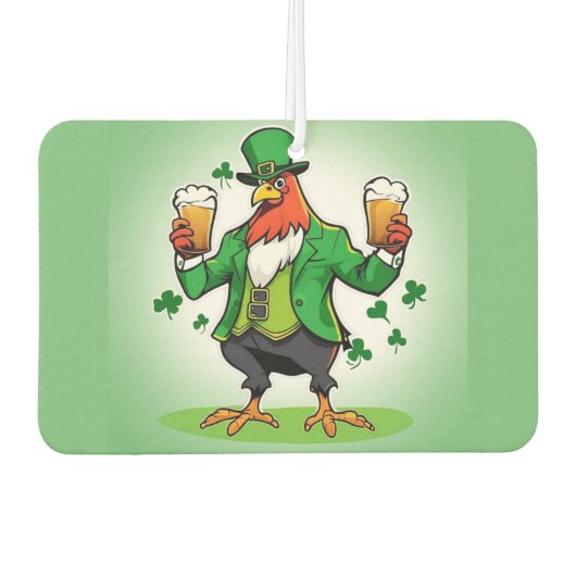 Groene kip luchtverfrisser (Voorkant)