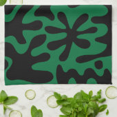 Groene Kismet keukenhanddoek (Gevouwen)