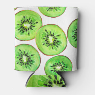 Groene Kiwi Fruit Waterverf Set Blikjeskoeler