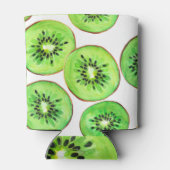 Groene Kiwi Fruit Waterverf Set Blikjeskoeler (Achterkant)