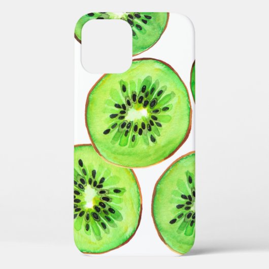 Groene Kiwi Fruit Waterverf Set Case-Mate iPhone Case (Achterkant)