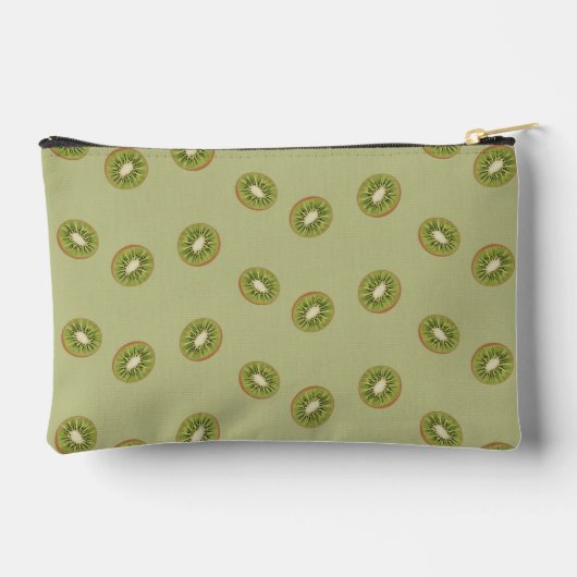 Groene kiwi fruitig gepatterd etui (Achterkant)