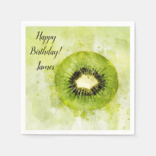 Groene Kiwi Papieren Servet