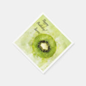Groene Kiwi Papieren Servet (Hoek)