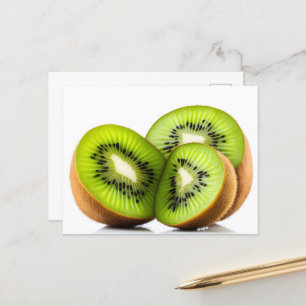 Groene kiwi-vruchten briefkaart