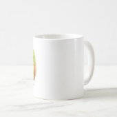 Groene kiwi-vruchten koffiemok (Voorkant rechts)