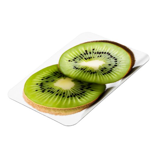 Groene kiwi-vruchten magneet (Linkerzijde)