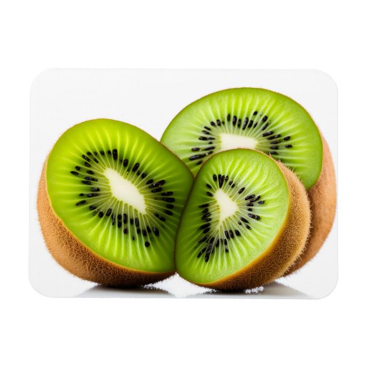 Groene kiwi-vruchten magneet (Horizontaal)