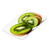 Groene kiwi-vruchten magneet (Linkerzijde)