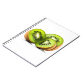 Groene kiwi-vruchten notitieboek (Linkerzijde)