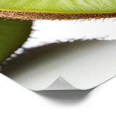 Groene kiwi-vruchten poster (Hoek)