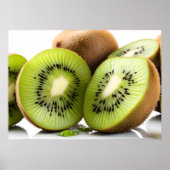 Groene kiwi-vruchten poster (Voorkant)