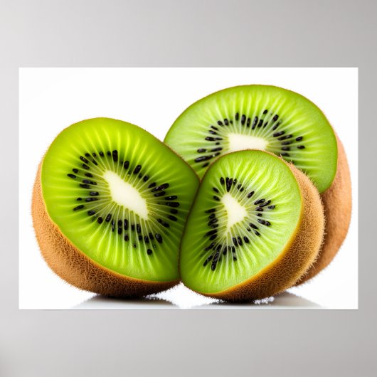 Groene kiwi-vruchten poster (Voorkant)