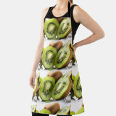 Groene kiwi-vruchten schort (Insitu)