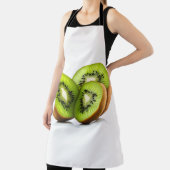 Groene kiwi-vruchten schort (Insitu)