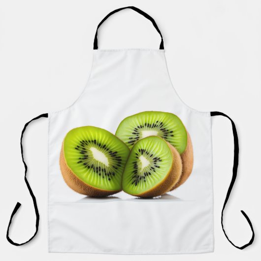 Groene kiwi-vruchten schort (Voorkant)