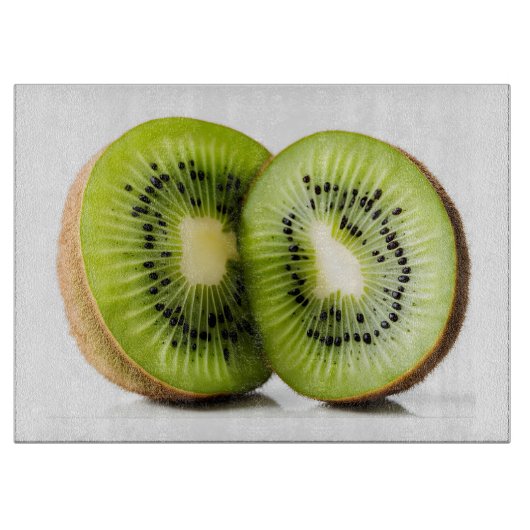 Groene kiwi-vruchten snijplank (Voorkant)