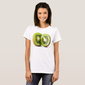 Groene kiwi-vruchten t-shirt (Voorkant volledig)