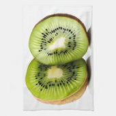 Groene kiwi-vruchten theedoek (Verticaal)