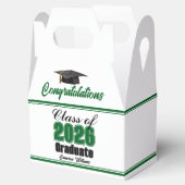 Groene klas van 2026 aangepaste afstudeerfeestje bedankdoosjes (Geopend)