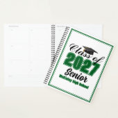 Groene klas van 2027 senior Custom middelbare scho Planner (Display)
